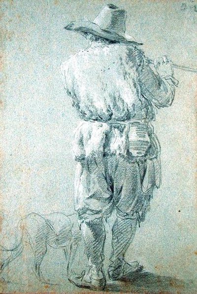 Flute-playing Shepherd, 1644 by Nicolaes Pietersz. Berchem